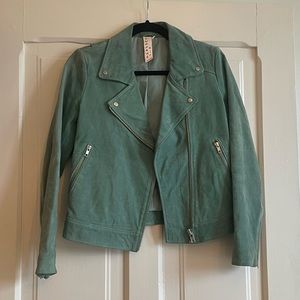 Current Air Los Angeles genuine suede leather jacket